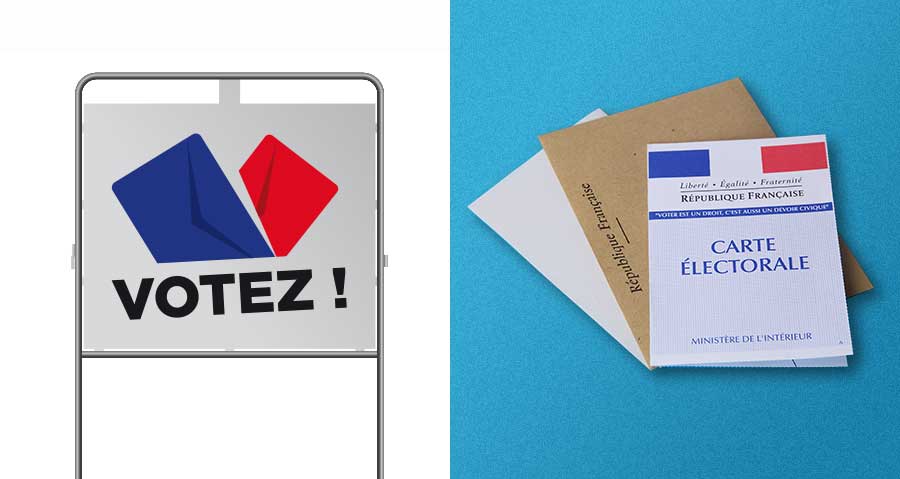 élection, réglementation affichage, dépouillemenr votes, timbre de scellement, enveloppe des centainesélections départementales et régionales